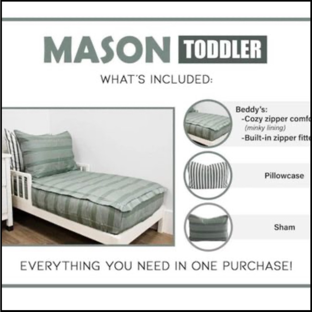 Beddy Mason Toddler bedding